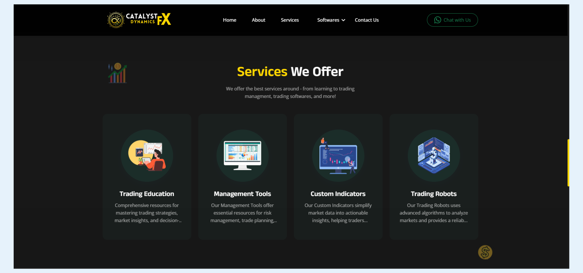 Catalyst FX Dynamics Website